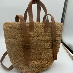 NWT XIX Palms Brown Woman’s Backpack/Tote Almost Perfect main image 4